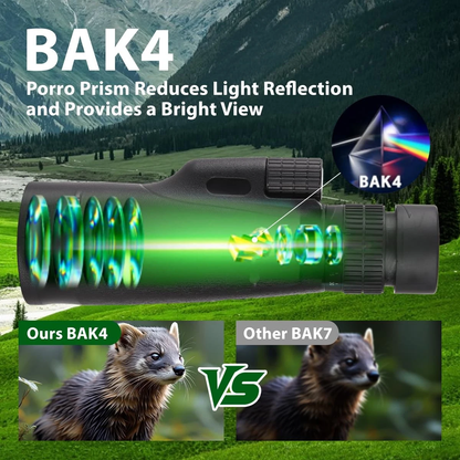 Professional 80x100 Monocular Telescope – HD Optics & Night Vision