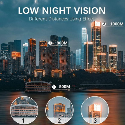 Professional 80x100 Monocular Telescope – HD Optics & Night Vision